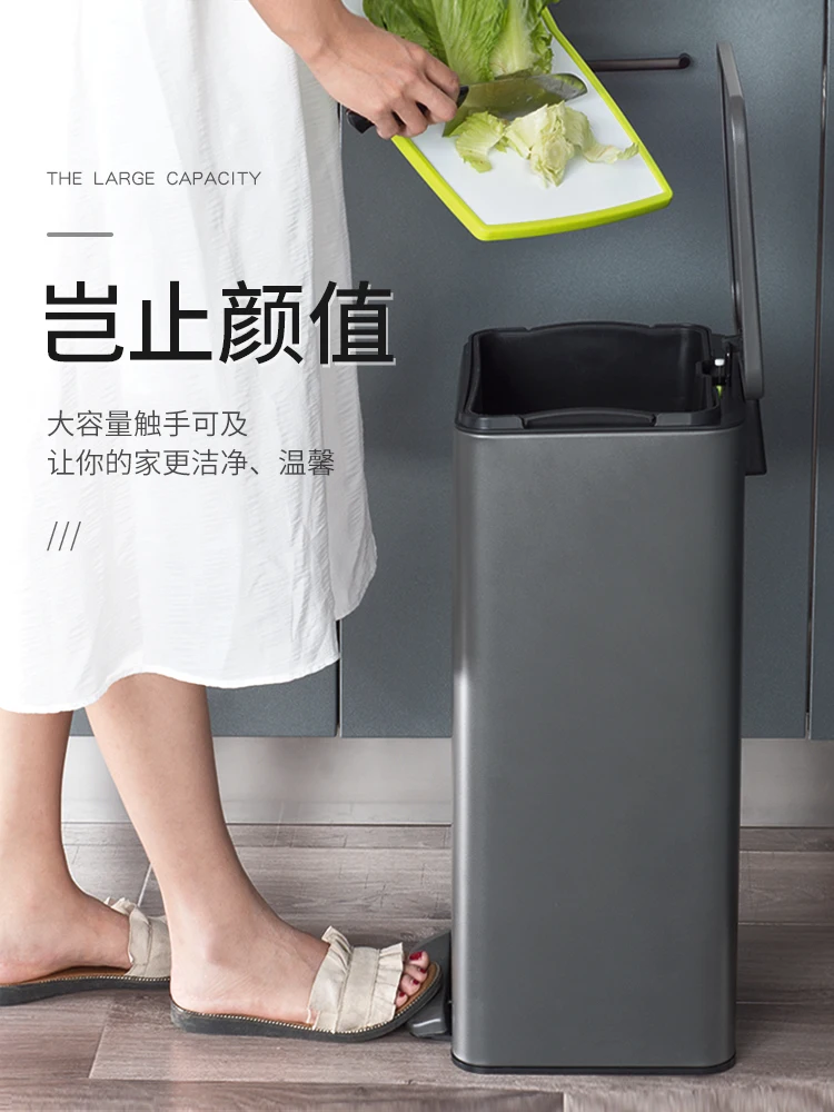 

Kitchen Storage Trash Can Storage Bins Garbage Bin Kitchen Zero Waste Eco Friendly Poubelle De Cuisine Waste Bins BE50TB