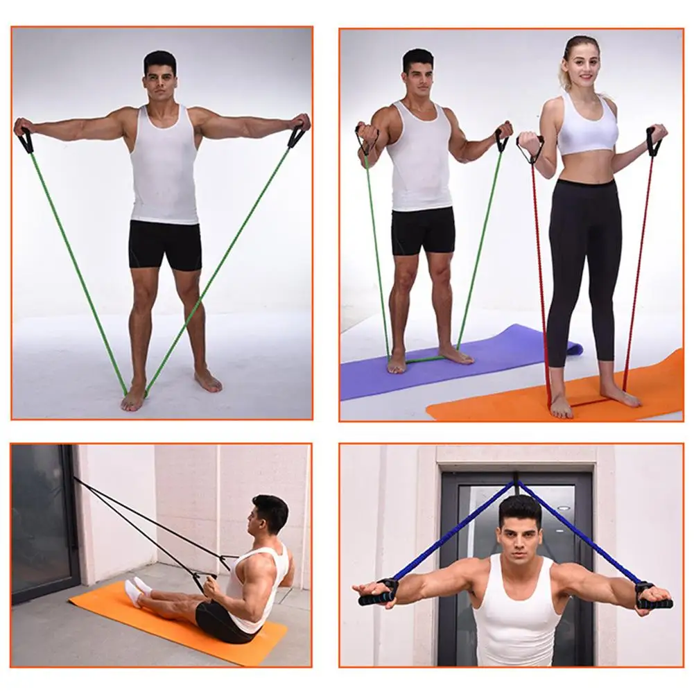 

Resistance Bands Fitness Bands Resistance Gym Equipment Exercise Bands Pull Rope Fitness Body Strength Elastic Training Expander