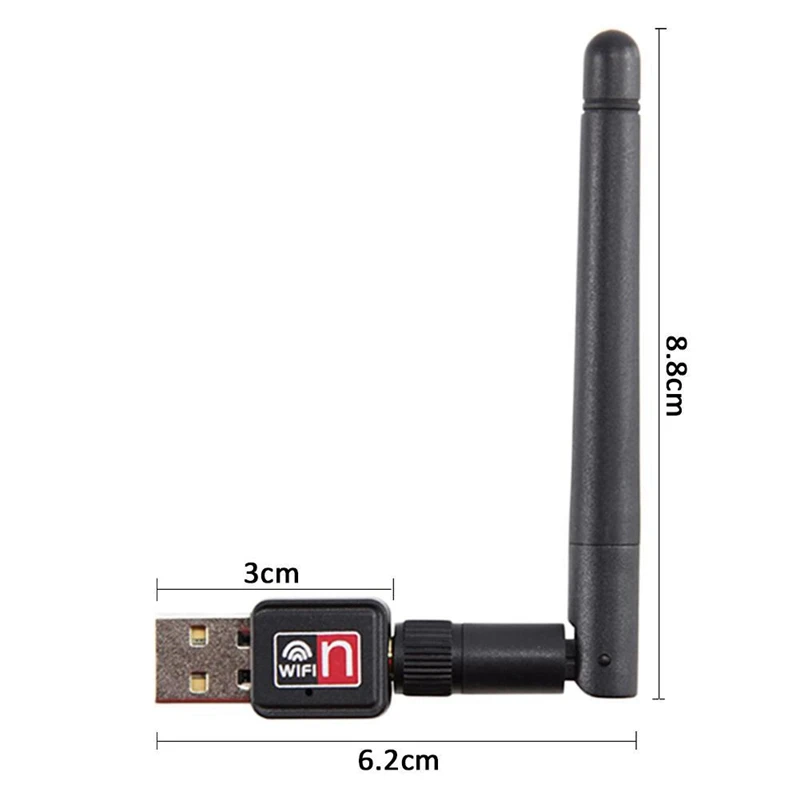 USB2.0 Wifi адаптер ключ карта мини 600 Мбит/с 5дб антенна беспроводная сеть LAN Карта WiFi