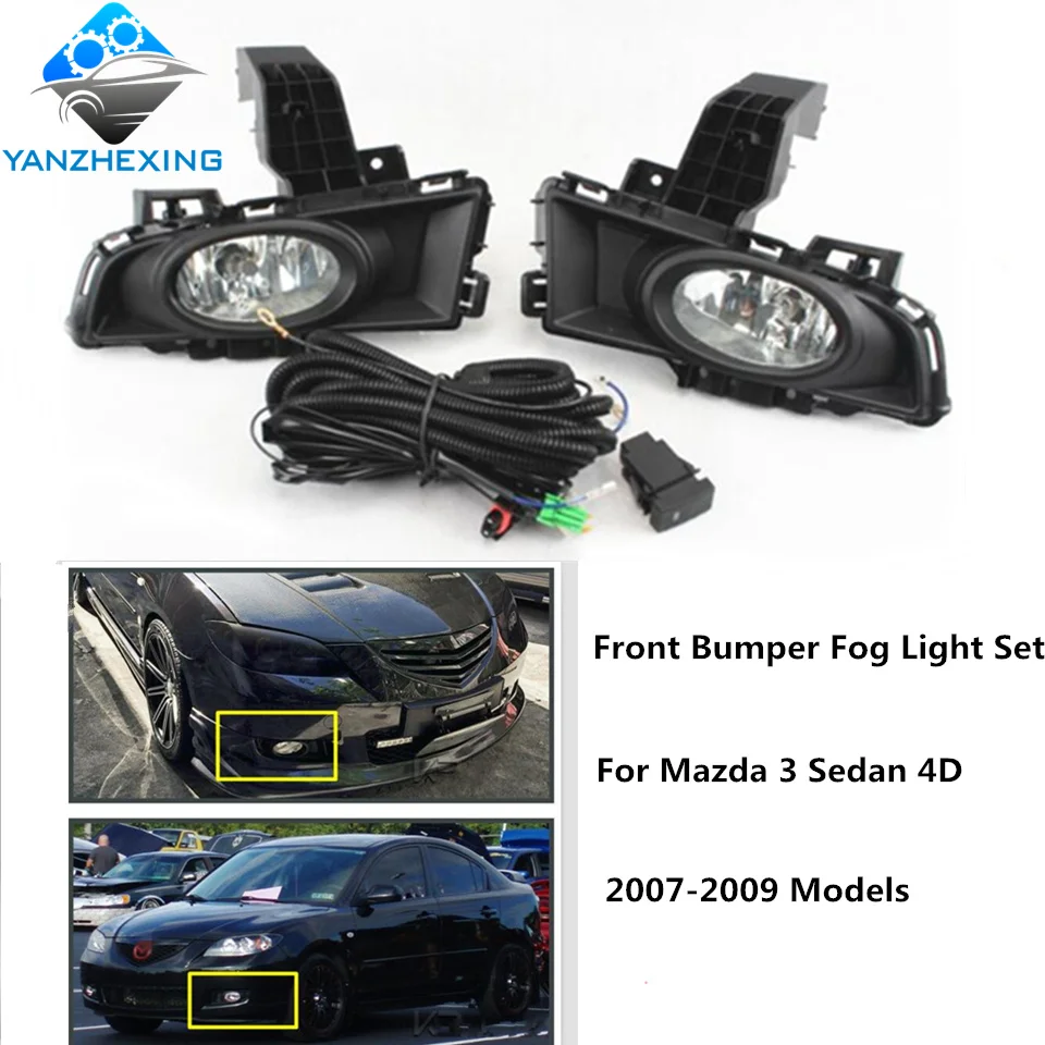 Совершенно новый высококачественный противотуманный бампер для Mazda 3 Sedan 4D 2007