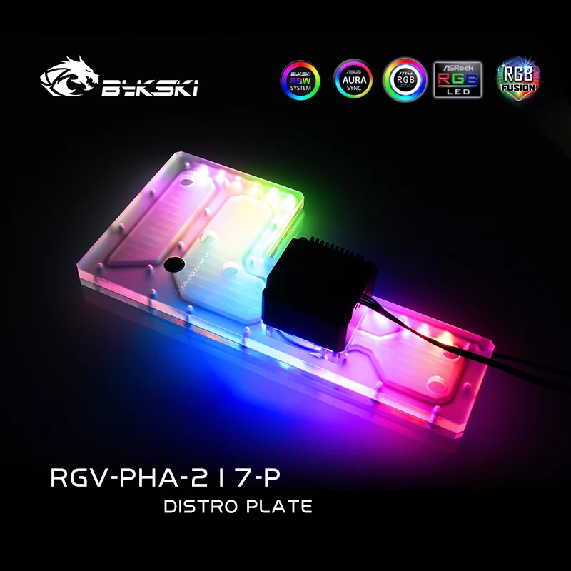 Bykski RGV-PHA-217-P доски для водных путей Phanteks ES217XE чехол Intel CPU Water Block &amp Single GPU Building |