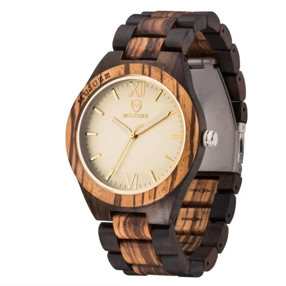 Relogio хит продаж деревянные часы для мужчин и женщин повседневные кварцевые