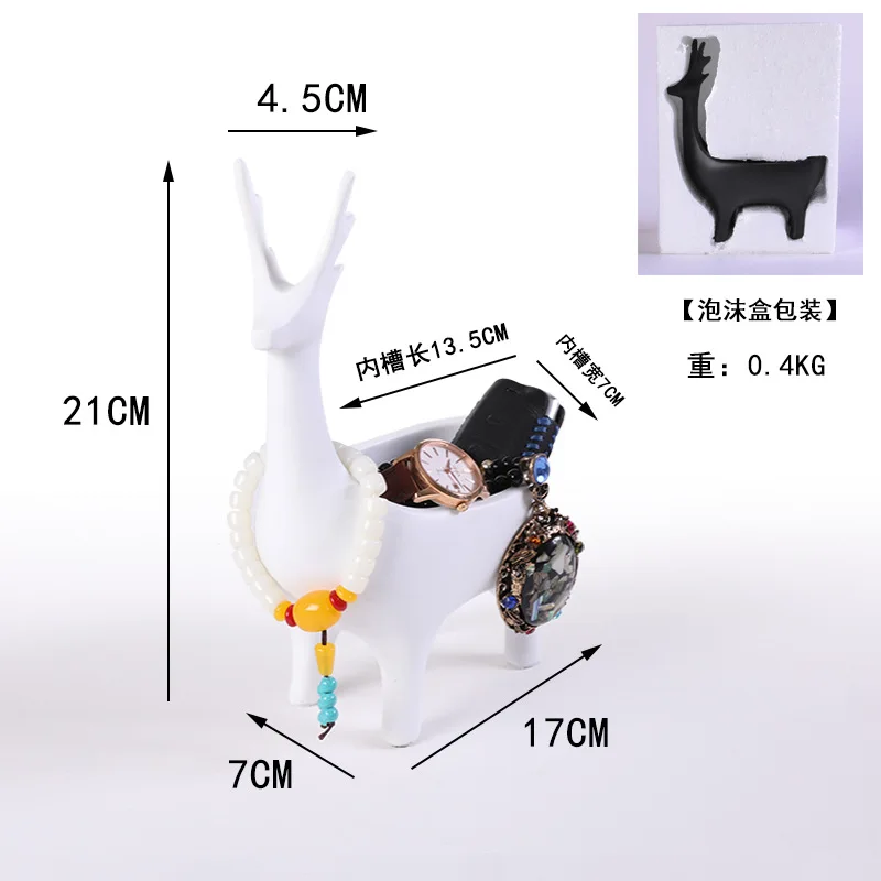 

H-0009 Jewelry Rack Prop Deer Necklace Holder For Jewelry Necklace Bracelet Watch& Rings Display