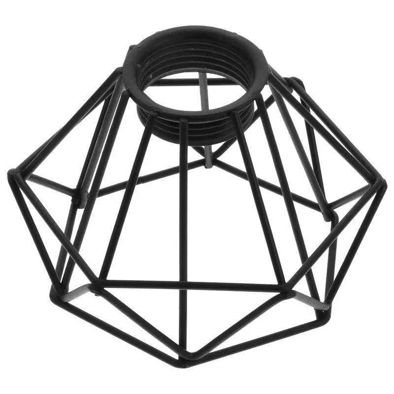 Ажурный Железный Абажур в форме алмаза лампа стиле ретро навес для люстры