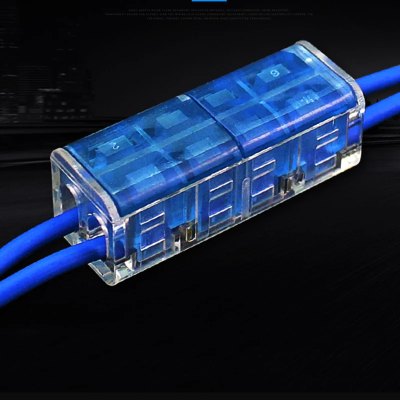 10 шт. 2 пары проходных клеммных колодок для зачистки проводов мягкая (жесткая)