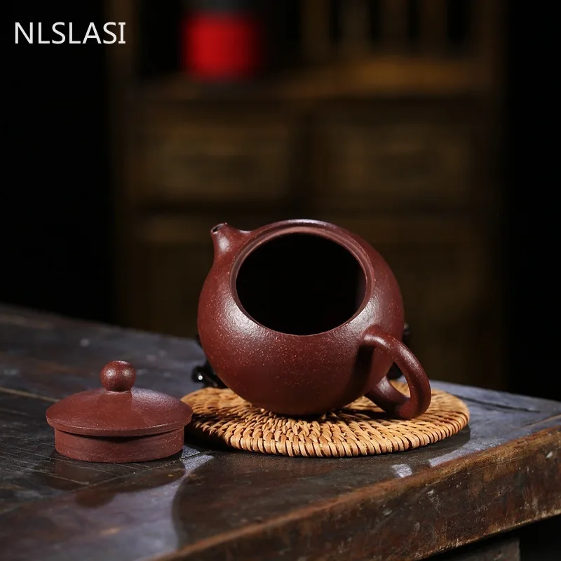 Классический чайник Yixing Фиолетовый Глиняный с фильтром Xishi для красоты