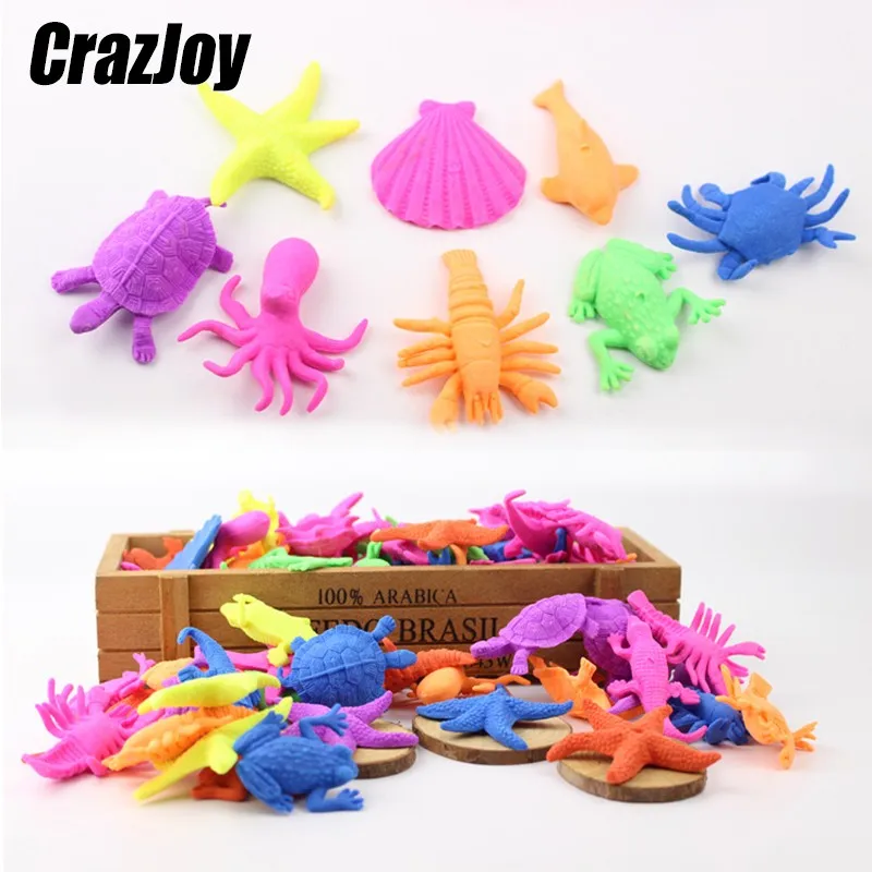 

In Water Bulk Swell Lot Growing Sea Creature Various Kinds Mixed Expansion Toy Colorful Puzzle Creative Magic for Children Toys