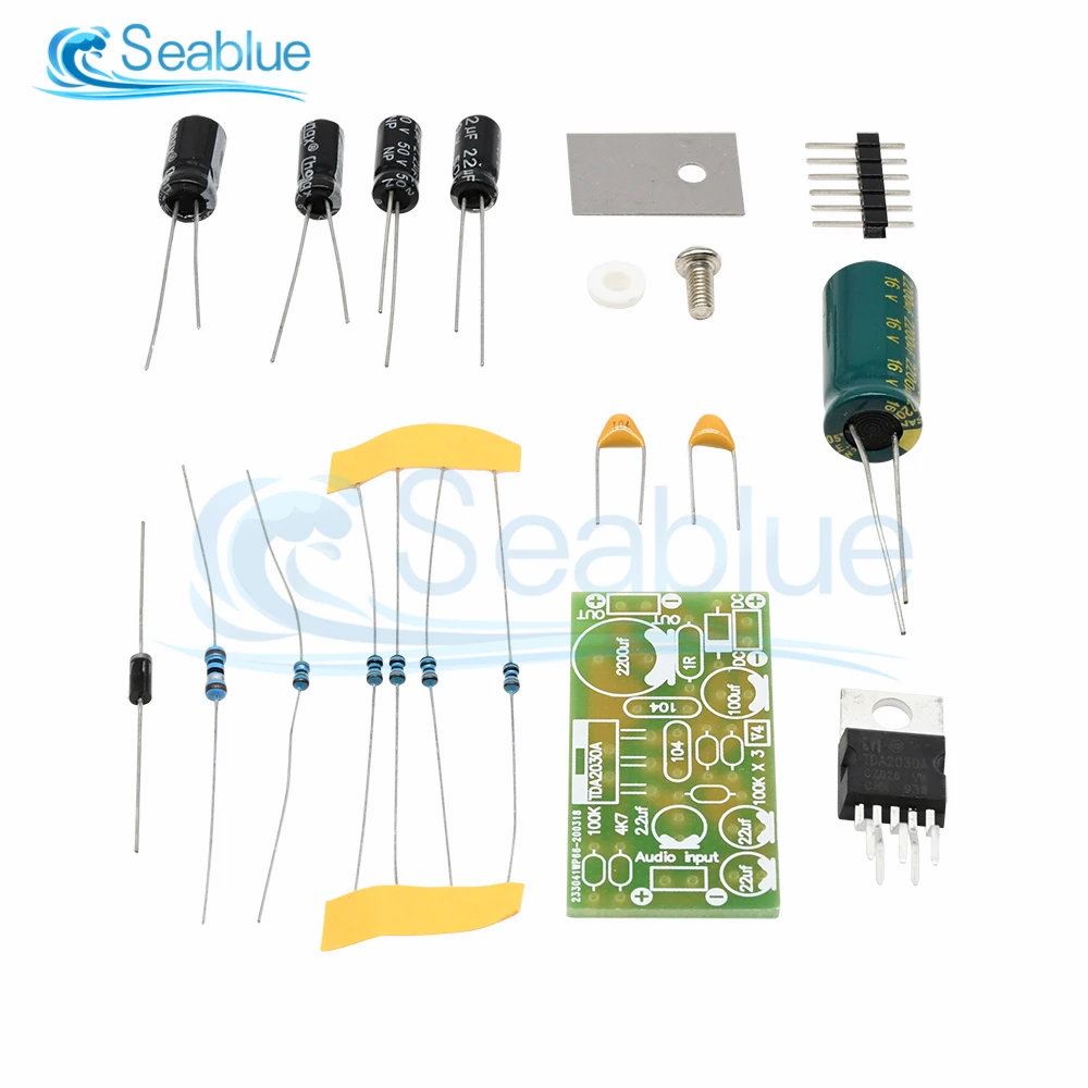 

TDA2030A TDA2030 18W Electronic Audio Power Amplifier Board Module Mono DC 9V - 24V Computer Active Speakers DIY Kit