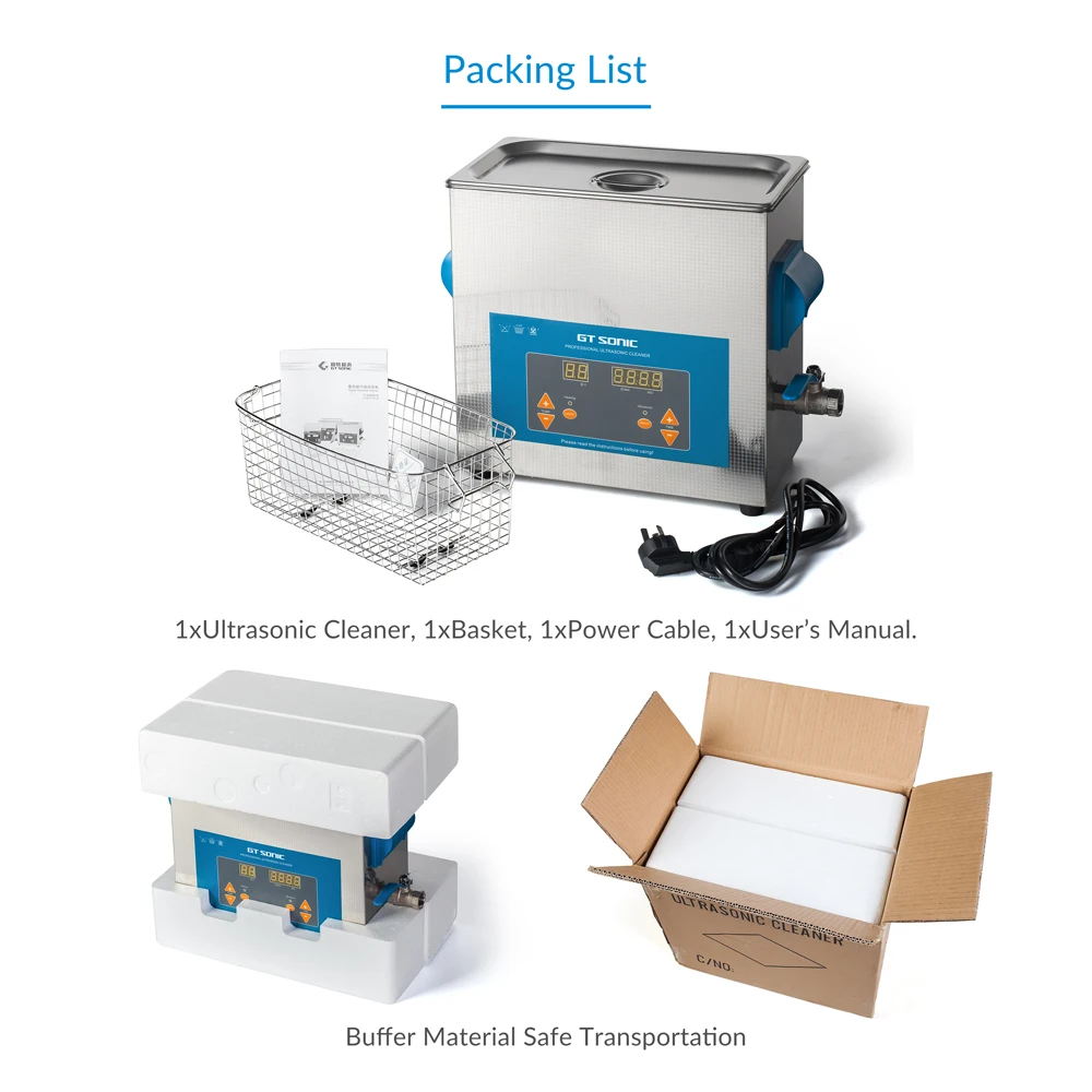 Ультразвуковой очиститель для ювелирных изделий очков часов 2 л 3 6 9 13 22 27 | Бытовая
