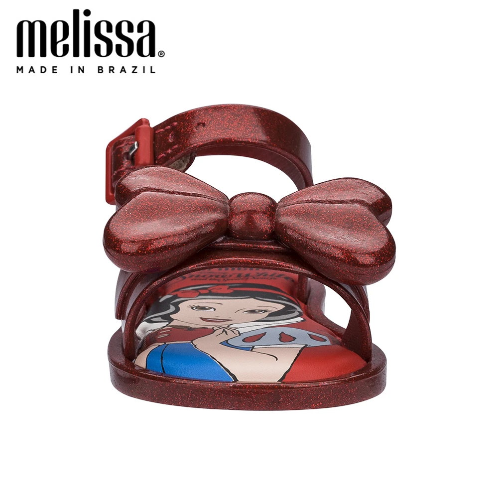Мини сандалии Melissa Mar + Снежная обувь принцессы желе для Девочек Пляжные Сандалии