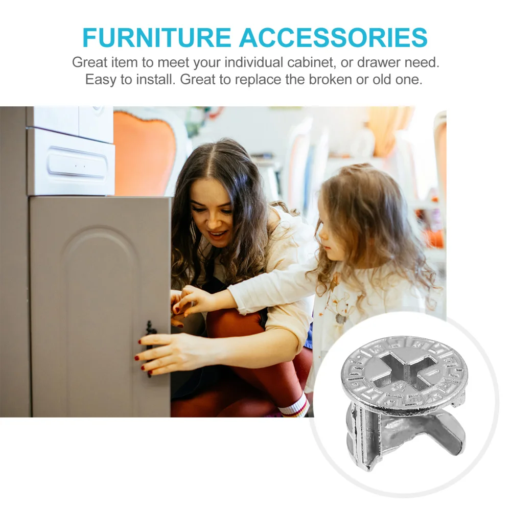 

20pcs Furniture Connecting Cam Lock Fittings Furniture Connecting Fasteners