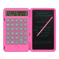 multifunction rechargeable calculator with 6 5 inch lcd writing tablet electronic drawing board pad for kids adults study work