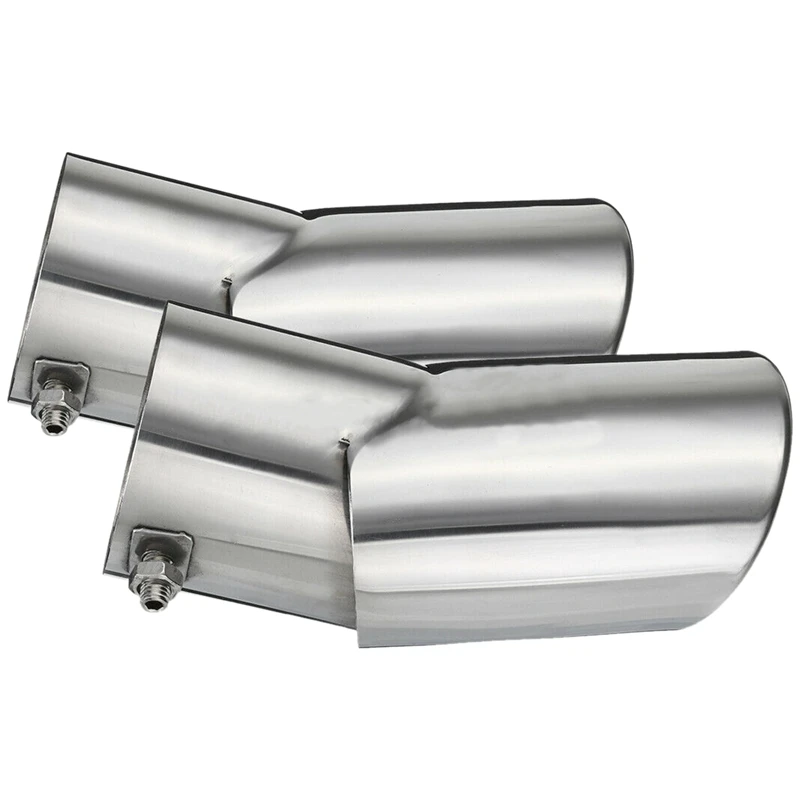 

1 Pair Stainless Steel Exhaust Muffler Tail Pipe for Land Range Rover Sport 02-10