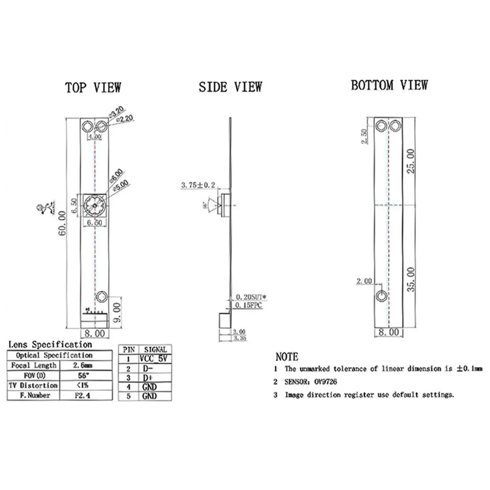 

With Test Cable 1 Megapixel Advertising Machine 720P HD Plug And Play Scanning Camera Module Accessories QR Code For Laptop
