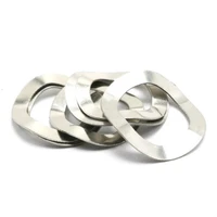 10pcs50pcs100 pieces 304 stainles steel three wave washers spring washer m3 m4 m5 m6 m8 m10 m12 m16 m19