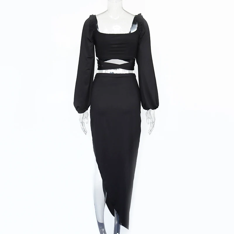 Женский комплект из двух предметов черный белый оранжевый бежевый с v-образным