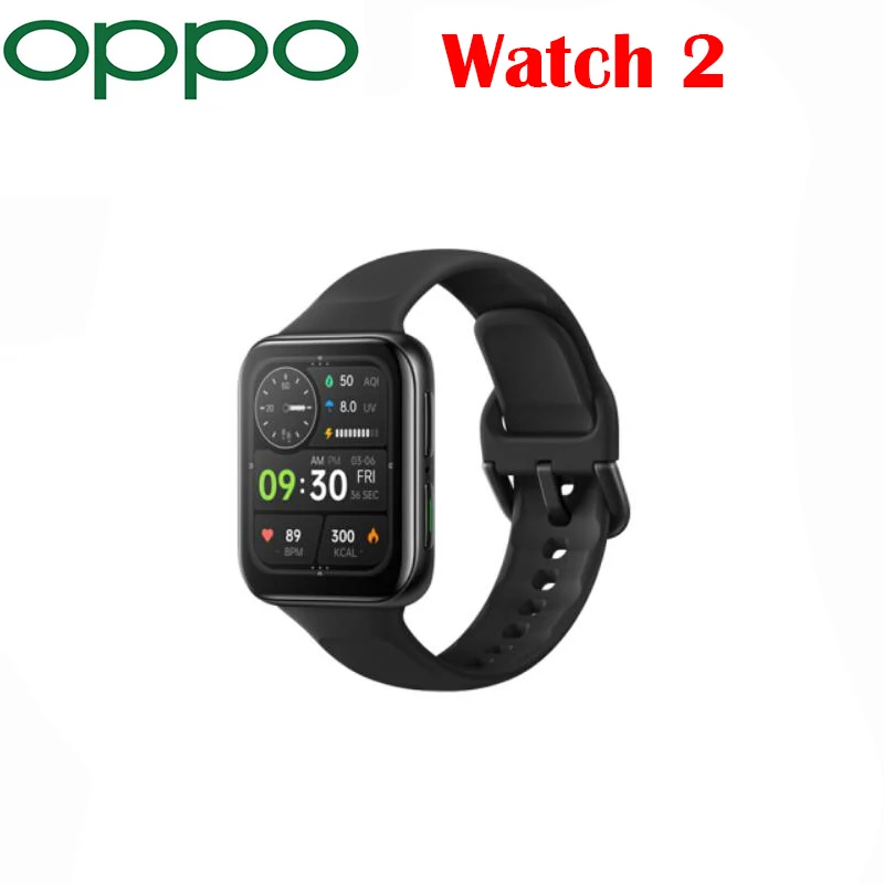 Фото Смарт-часы OPPO Watch 2 46 мм 42 1 ГБ 8 GPS 91 дюйма AMOLED гибкие часы VOOC 430 мАч NFC | Электроника