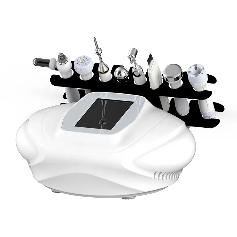 8 in 1 Multifunction Facial Deep Cleansing Skin Care Machine Blackhead Remover Skin Rejuvenation Ultrasonic RF Beauty Equipment