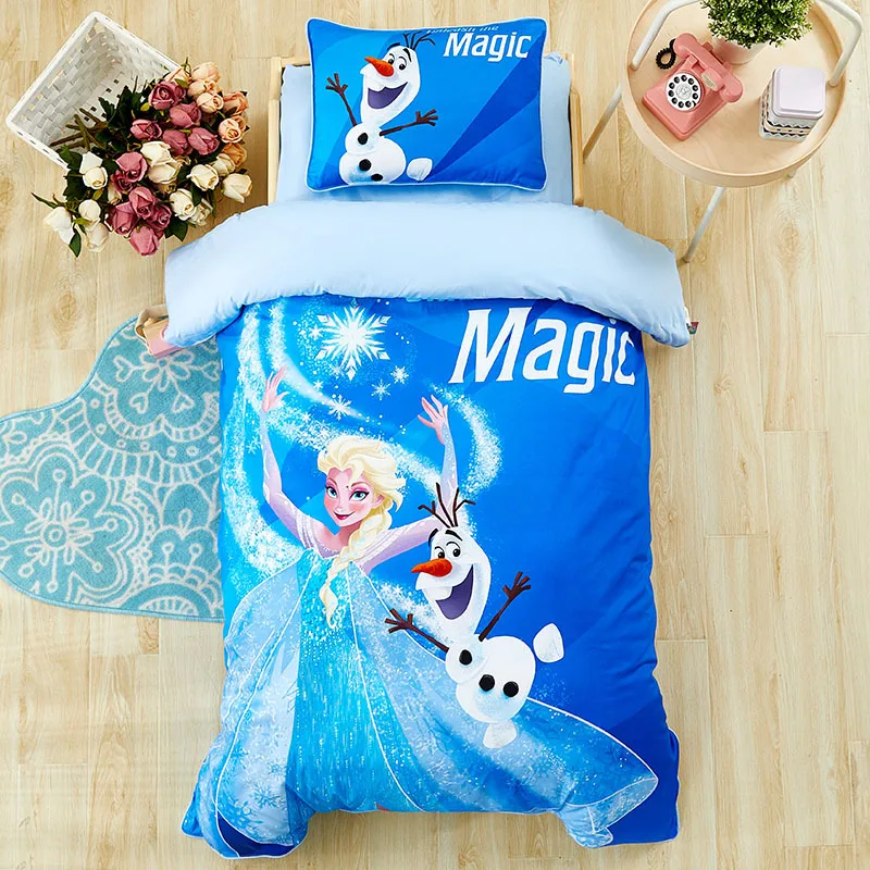 DS-6 Детские кроватки disney, комплект из 3 предметов, мультяшный пододеяльник принцессы Софии Маккуин с изображением Минни Микки Мауса, детская кроватка, 60x120 см - Цвет: DS-6