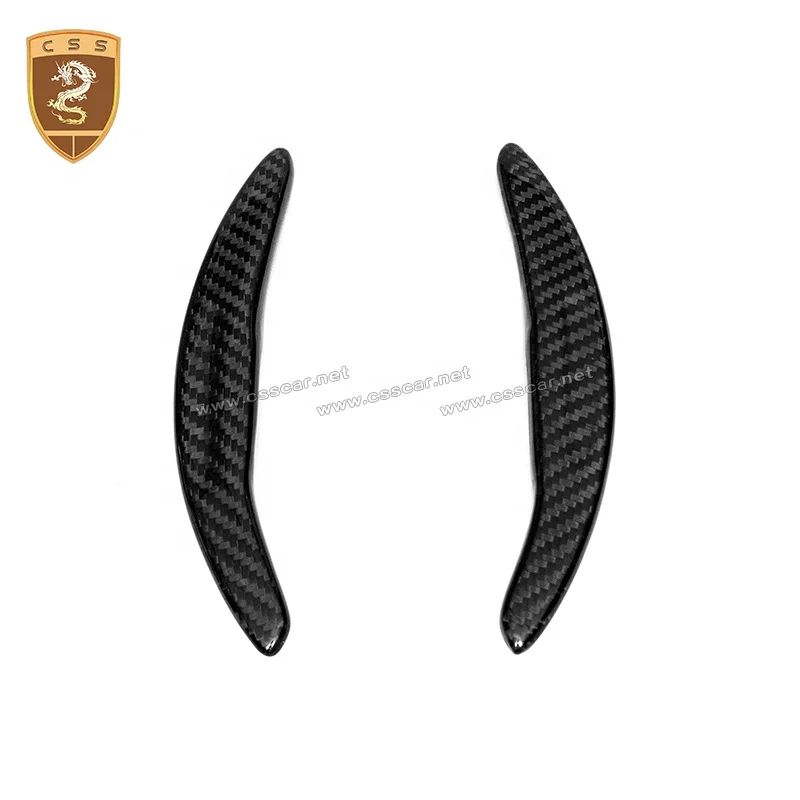 

DRY CARBON FIBER PADDLE SHIFTER EXTENSIONS FOR MP4-12C 650S CAR INTERIOR ACCESSORIES STYLING