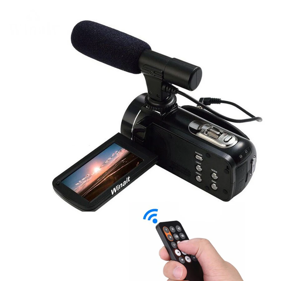 Цифровая видеокамера Winait с Wi Fi и дистанционным управлением HD 1920*1080 сенсорный