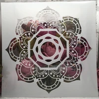 3030cm flower mandala design a diy layering stencils painting scrapbook coloring embossing album decorative template