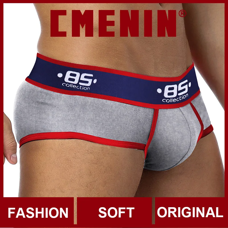 Высокое качество сексуальное нижнее белье для мужчин бандаж трусы хлопок гей