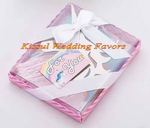 (10 шт./лот) Идеальные подарки на день рождения с единорогом дизайнерские закладки