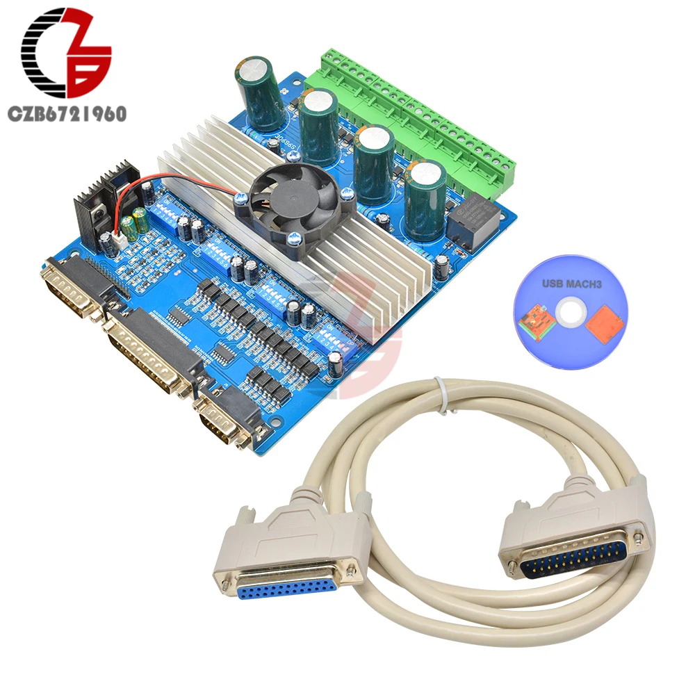 TB6560 DC 12в 36в 3A 4 осевой Драйвер шагового двигателя плата контроллера PWM CNC двигатель