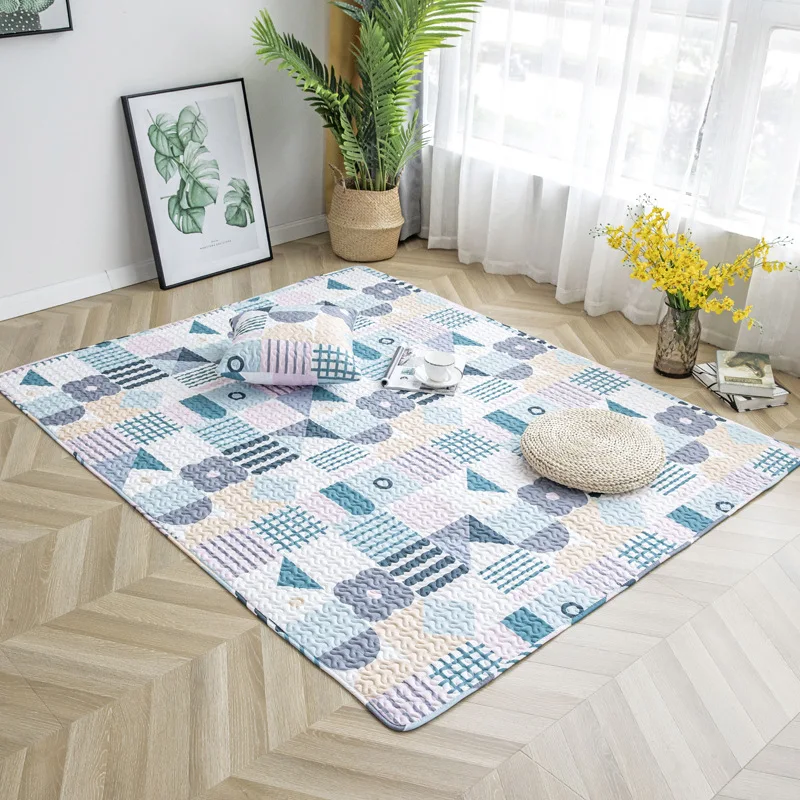 Скандинавский коврик для ползания татами нескользящий пикника гостиная спальня