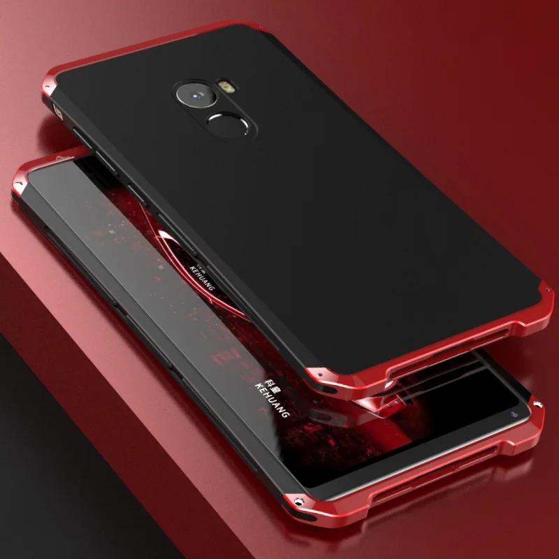 black red Global Armor чехол s для Xiaomi redmi Note 8 Pro Чехол жесткий TPU металлический каркас матовый чехол для Xiaomi redmi Note 7 6Pro Mi9 Mi8 чехол - Цвет: black red