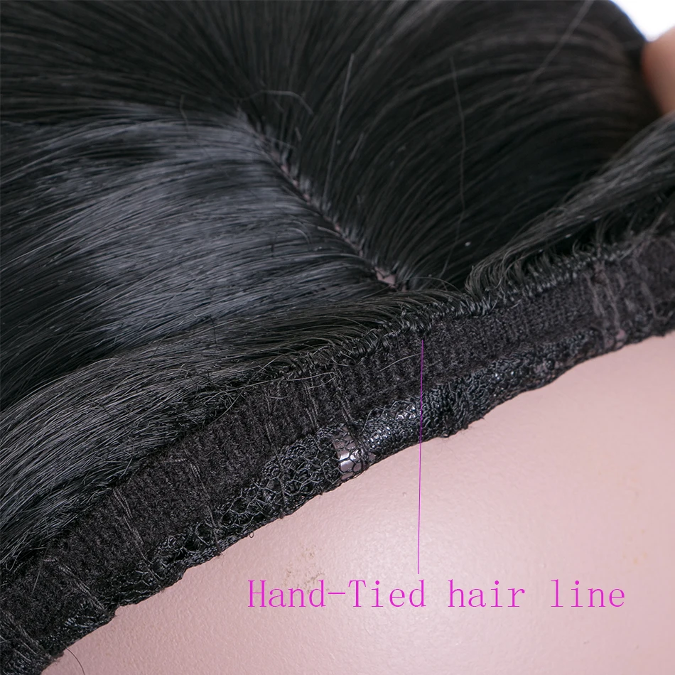 Rosa Star Short Wavy Synthetic Wigs For Women Middle Part Black Heat Resistant Cosplay Costume Wig 11 Color