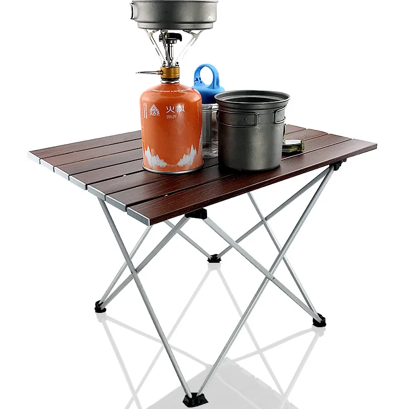 

Ultralight Portable Folding Camping Table Compact Roll Up Tables with Storage Bag for Outdoor Camping Hiking Picnic