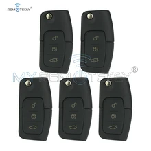 Remtekey 5 шт. 3 кнопки ID63 чип 433 МГц для Ford B Max Fiesta Focus Galaxy Kuga S 2008 2009 2010 2011