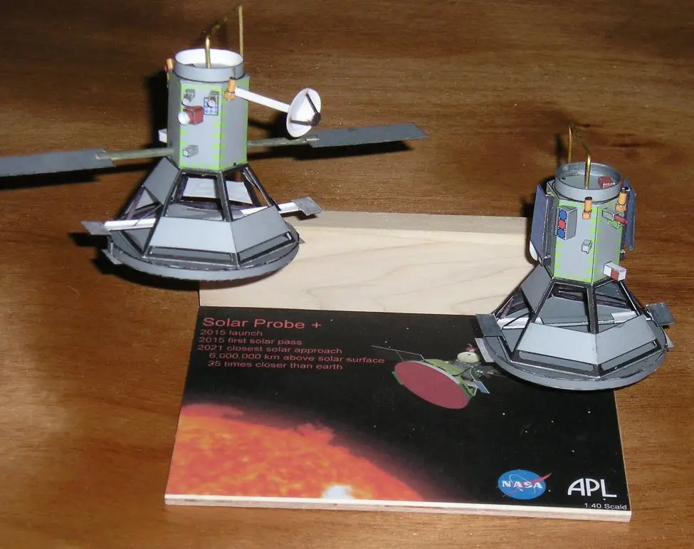 

1:40 1:28 Solar Probe Space Aerospace Technology Handmade Paper Model DIY Handmade 3D Paper Model Toys for Children Adults
