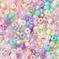 charm czech glass seed beads 234mm mix color round hole spacer beads for diy bracelet earring necklace jewelry making