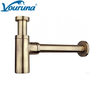 antique bronze siphon bottle trap drain basin faucet p traps pipe into the wall drainage plumbing tube