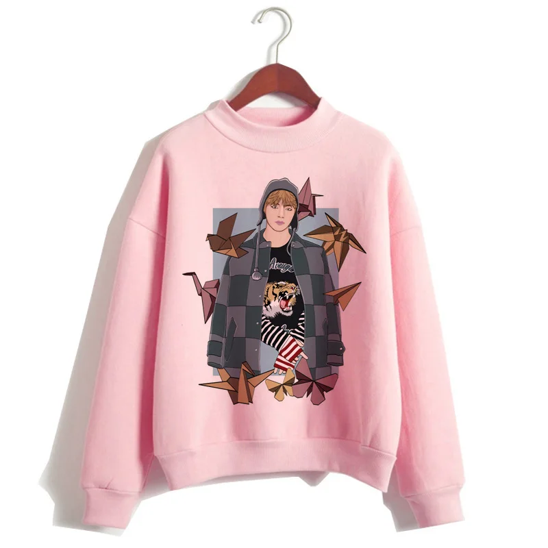 1040 Bangtan толстовка для мальчиков Женская Корейская JIN SUGA J HOPE JIMIN V JUNGKOOK Толстовка k pop kpop одежда новая уличная одежда с капюшоном - Цвет: 1040