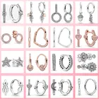 Женские серьги-гвоздики из серебра 925 пробы