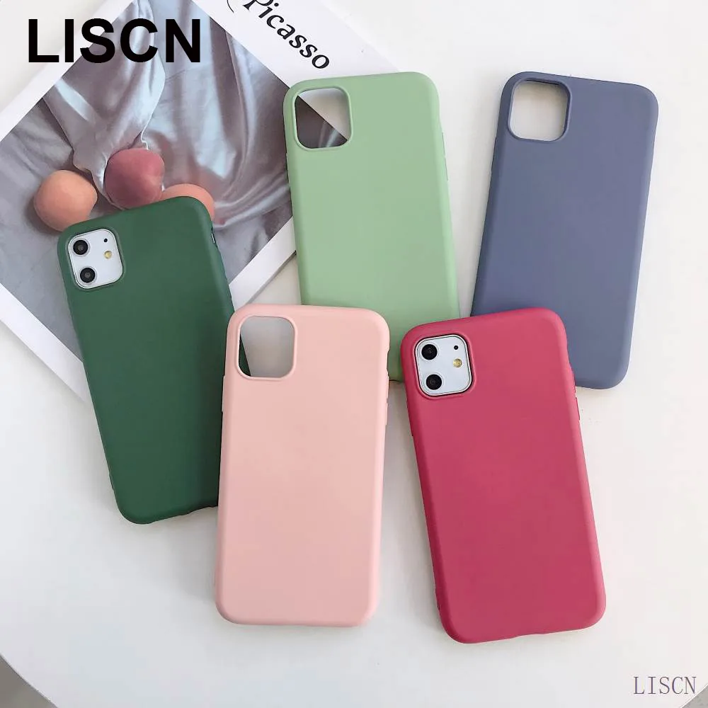 

Color Soft Silicone Phone Case For Samsung M51 A70 A30 A10 A40 A50S A60 M10 M20 M30 Note 10 Pro S10 5G S8 S9 Note8 Note9 Coque