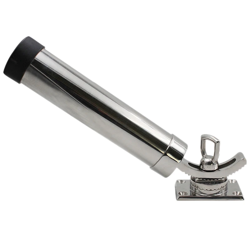 

316 Stainless Steel Boat Fishing Rod Holder 360degree Adjustable Deck Mount for Marine Boat Yacht Boat Accessories
