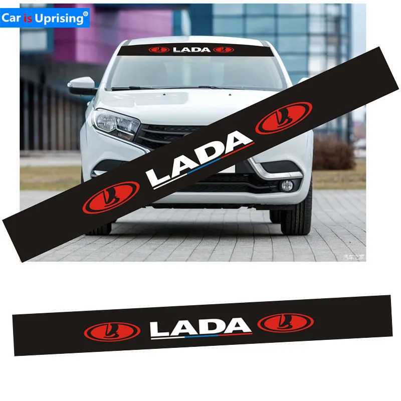 1 шт. стикеры на лобовое стекло для Lada Vesta SW Xray Cross Niva Kalina Priora аксессуары стайлинга