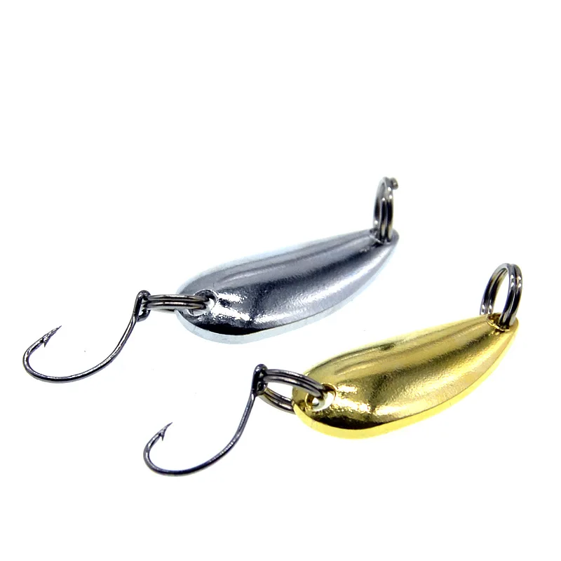 Ложка рыболовная приманка с одним крючком искусственные семена дыни лист ивы