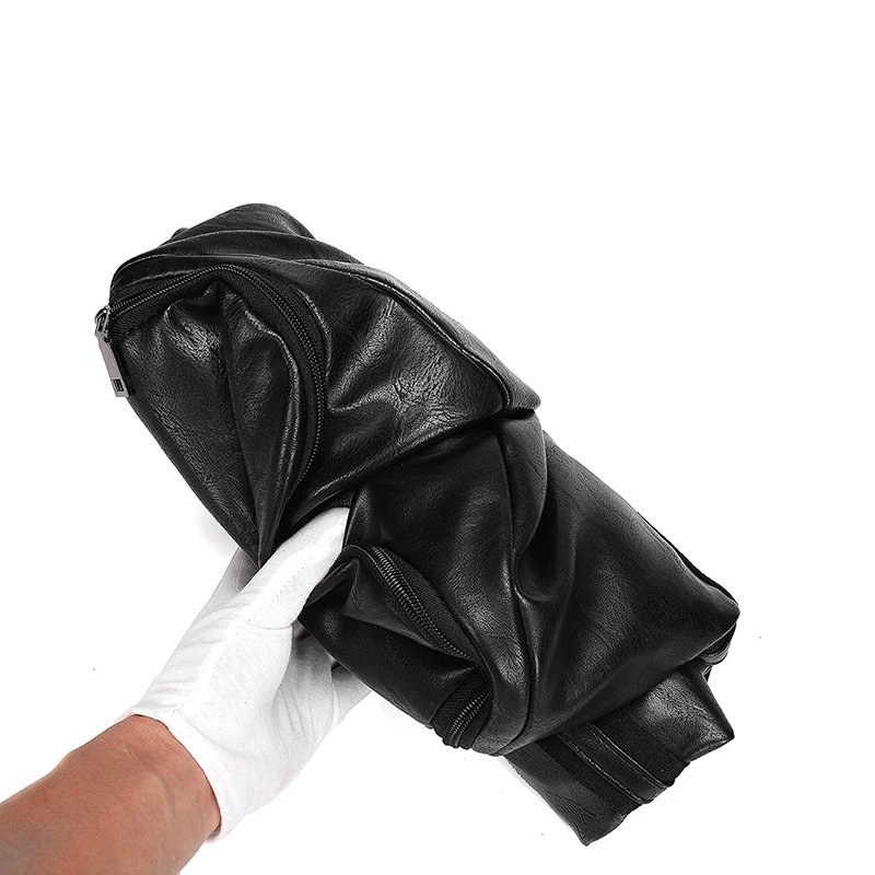 Кожаная Вместительная дорожная сумка для мужчин модный спортивный тоут на ремне