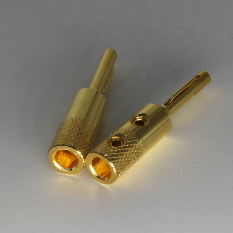 

Wisdom Net Audio High Quality Pure Copper Gold Plated Banana Plug Speaker Cable Plug DO