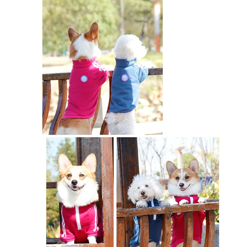 Хлопковые худи для домашних собак весенний спортивный костюм одежда мопса с