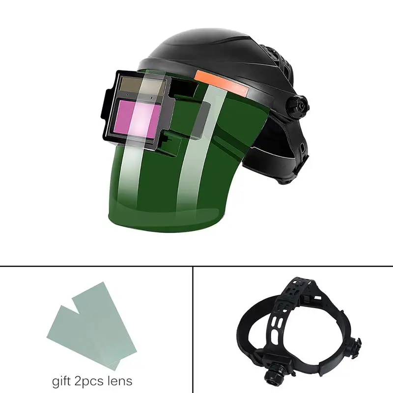 

Solar Automatic Welding Helmet Welding Mask Head-Mounted Goggles Light Filter Welding Cap Welding Mask for Welding Machine