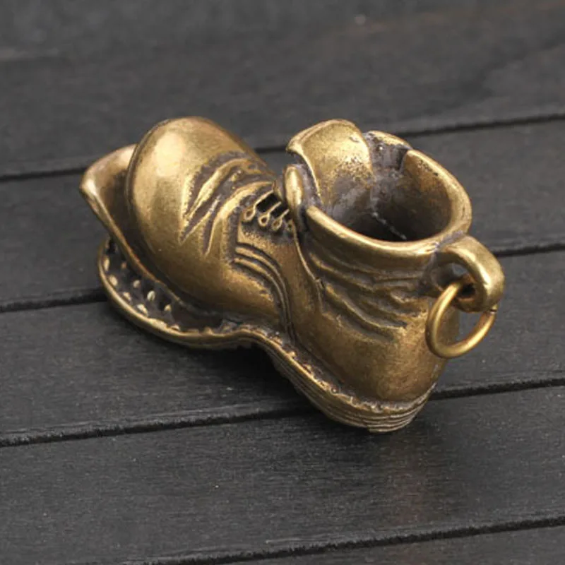 Новинка модный креативный брелок открывающийся из чистой меди в стиле ретро