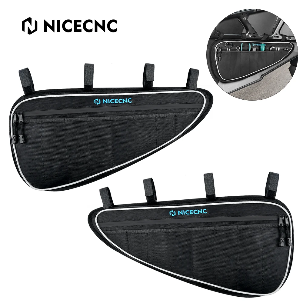 

NiceCNC для Polaris RZR XP 1000 2015-2021 XP TURBO 2016 UTV Передняя Боковая дверь сумка для хранения 1680D наколенник ПАССАЖИРСКОЕ СИДЕНЬЕ водителя