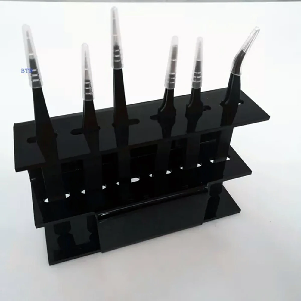 Держатель пинцета для наращивания ресниц акриловый Прочный Удобный держатель